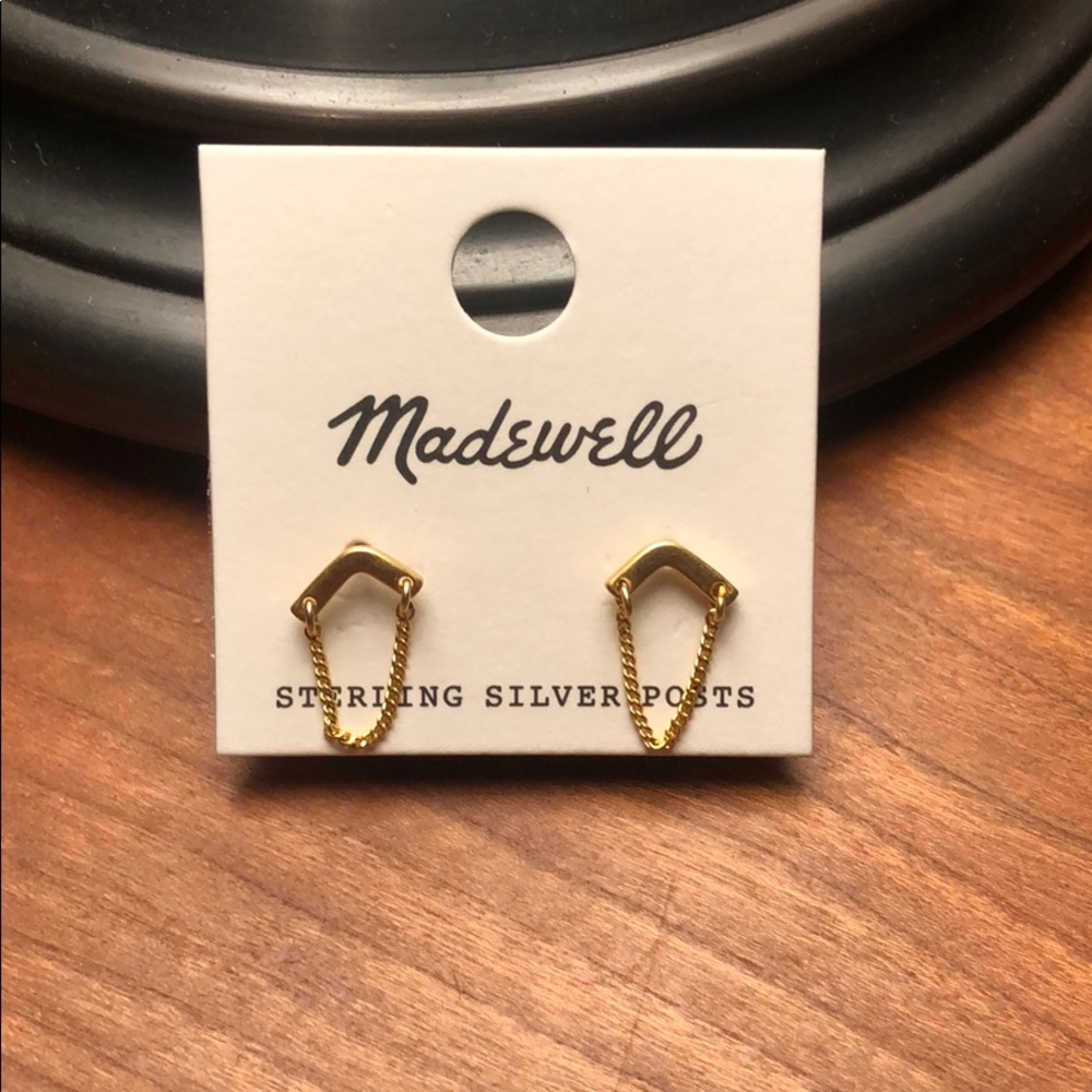 Madewell Chain Loop Earrings - Picture 3 of 3